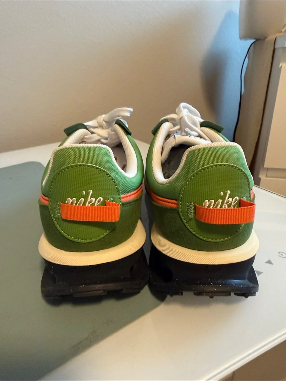 Nike Pre Day Men's Green Casual Athletic Sneakers - White Laces